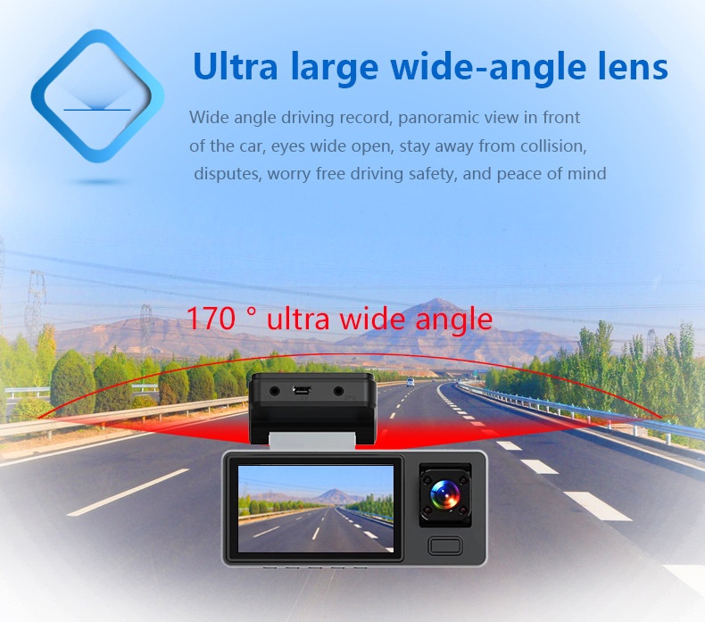 Nowa kamera samochodowa Coss-bode Model A8 z łącznością Wi-Fi, noktowizorem o wysokiej rozdzielczości i obiektywem szerokokątnym_voghion.com