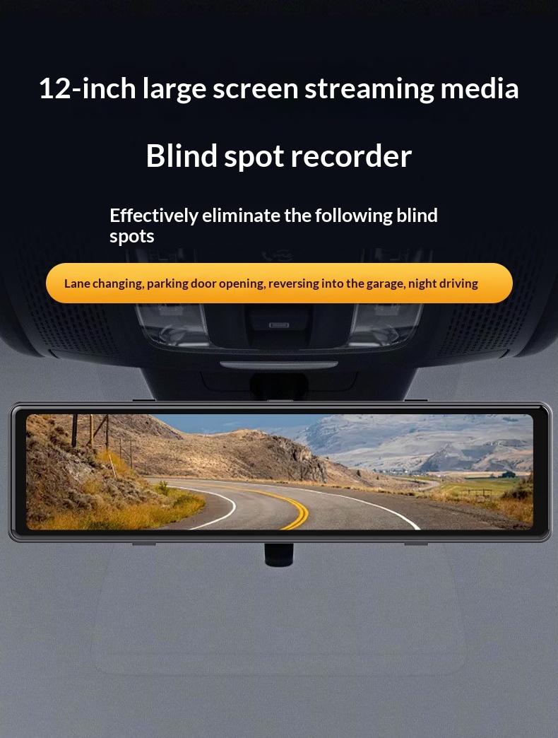 Dashcam 4k Mit Panorama Full Screen Display Wifi Nachtsicht_voghion.com
