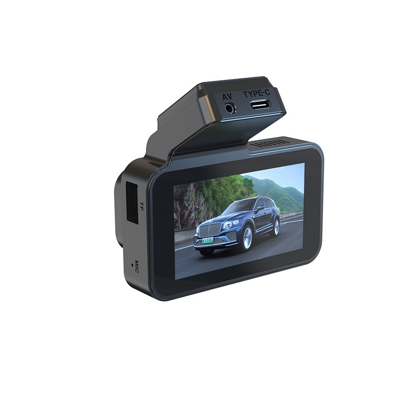 New 3inch Dash Cam 2K Ultra HD No Installation Night Vision GPS 4K Front And Rear Dual Lens Dashcam_voghion.com