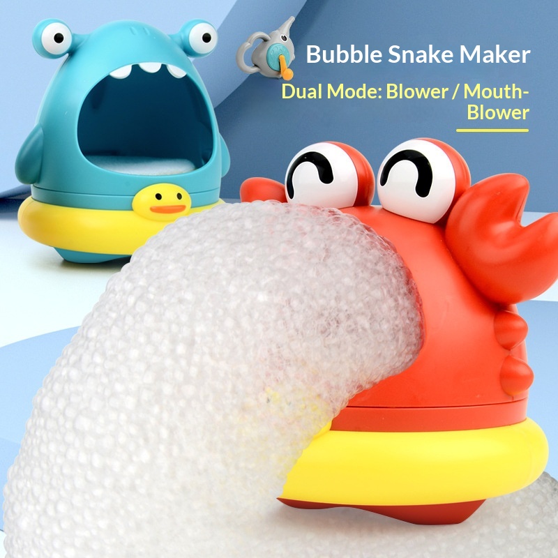 Crab Bubble Machine Shark Bathroom Baby Bathing Water Play Toy Children's IngBaby New Product Cross-Border_voghion.com