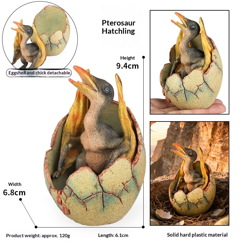 Dinosaur Egg Hatching Figure Realistic T-rex Spinosaurus Toy_voghion.com