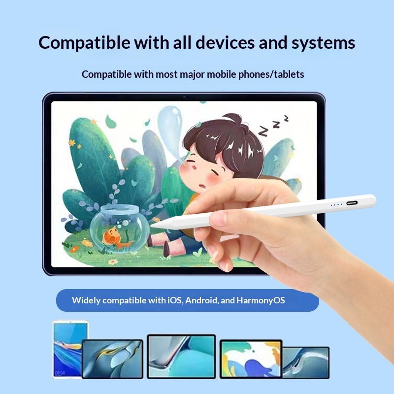 Universeller kapazitiver Touchscreen-Stift für Samsung iPad, kompatibel mit Tablets und Smartphones_voghion.com