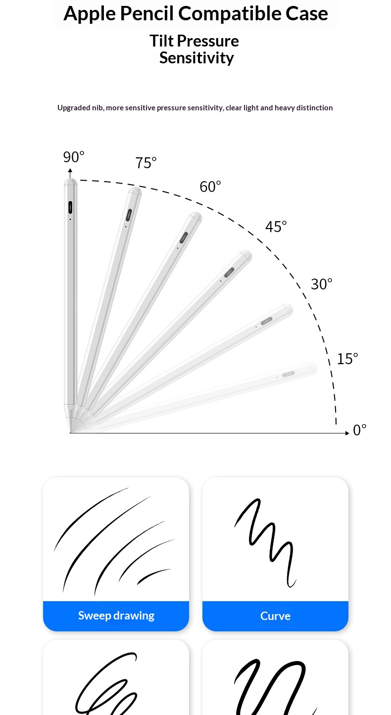 Pencil 2nd Generation Capacitive Suitable Tablets, Pen, And Is A Special Touch Screen Pen For Drawing_voghion.com