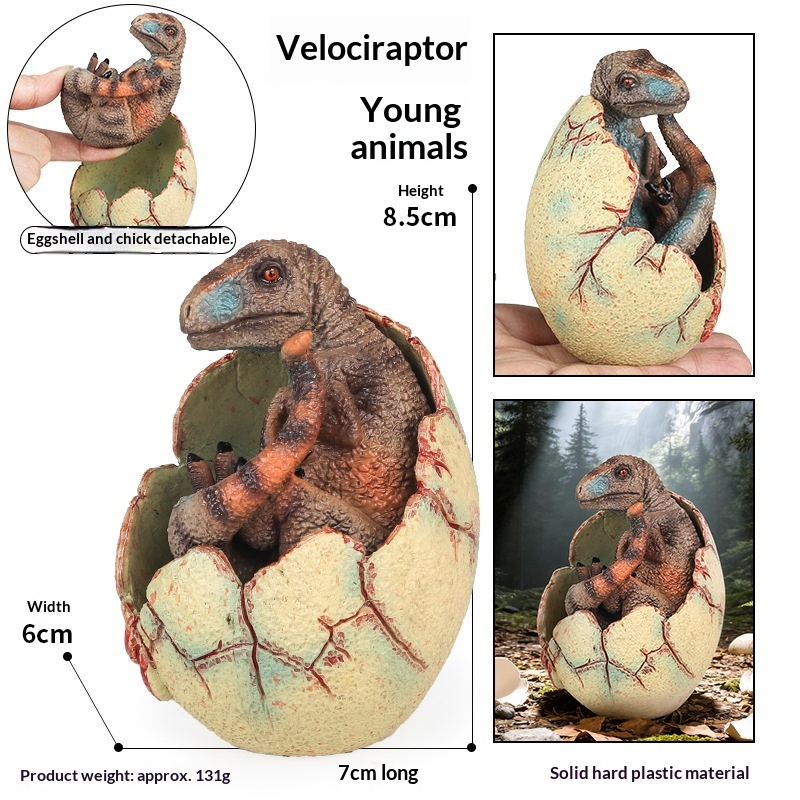 Dinosaur Egg Hatching Figure Realistic T-rex Spinosaurus Toy_voghion.com