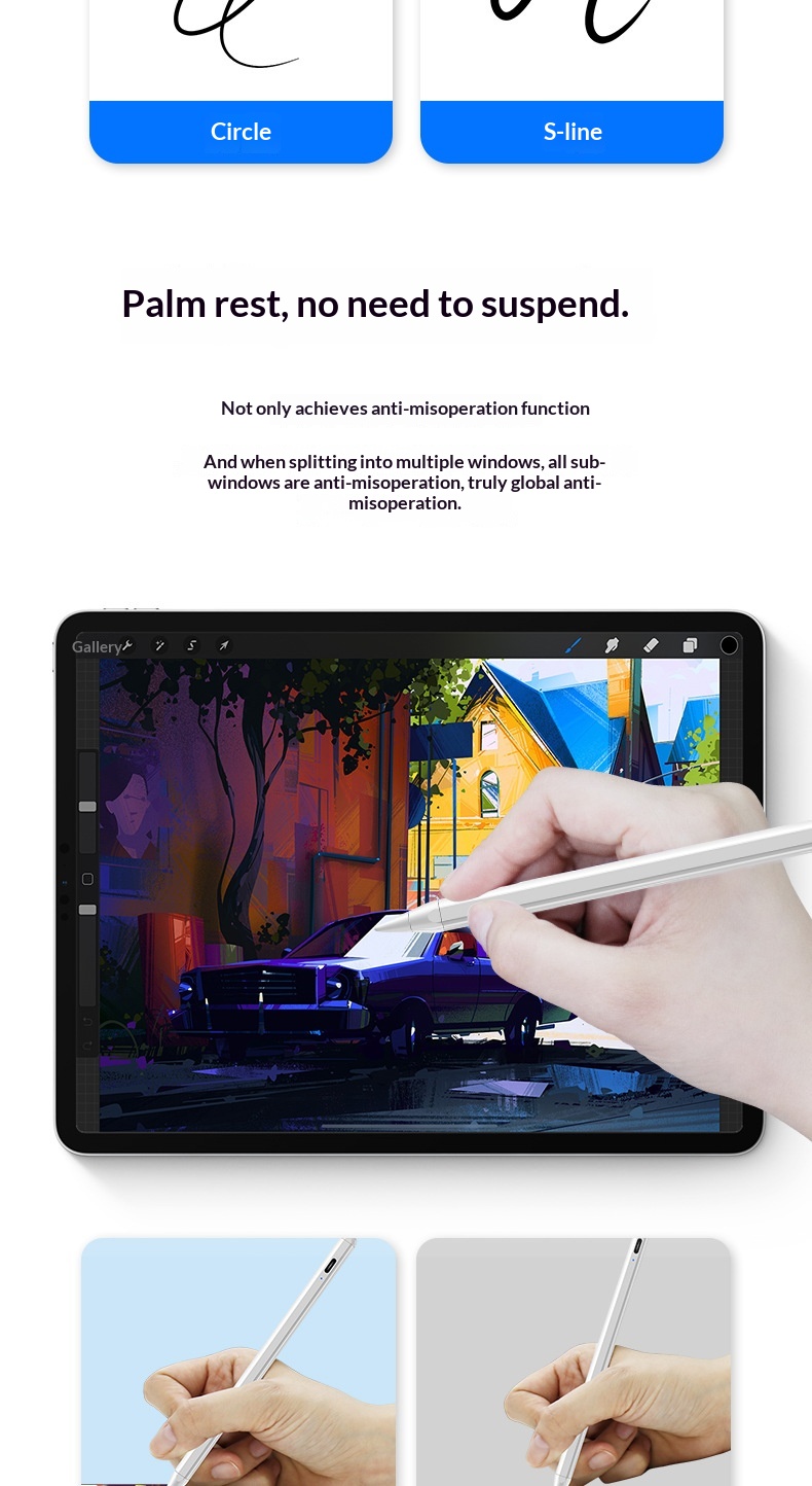 Pencil 2nd Generation Capacitive Suitable Tablets, Pen, And Is A Special Touch Screen Pen For Drawing_voghion.com