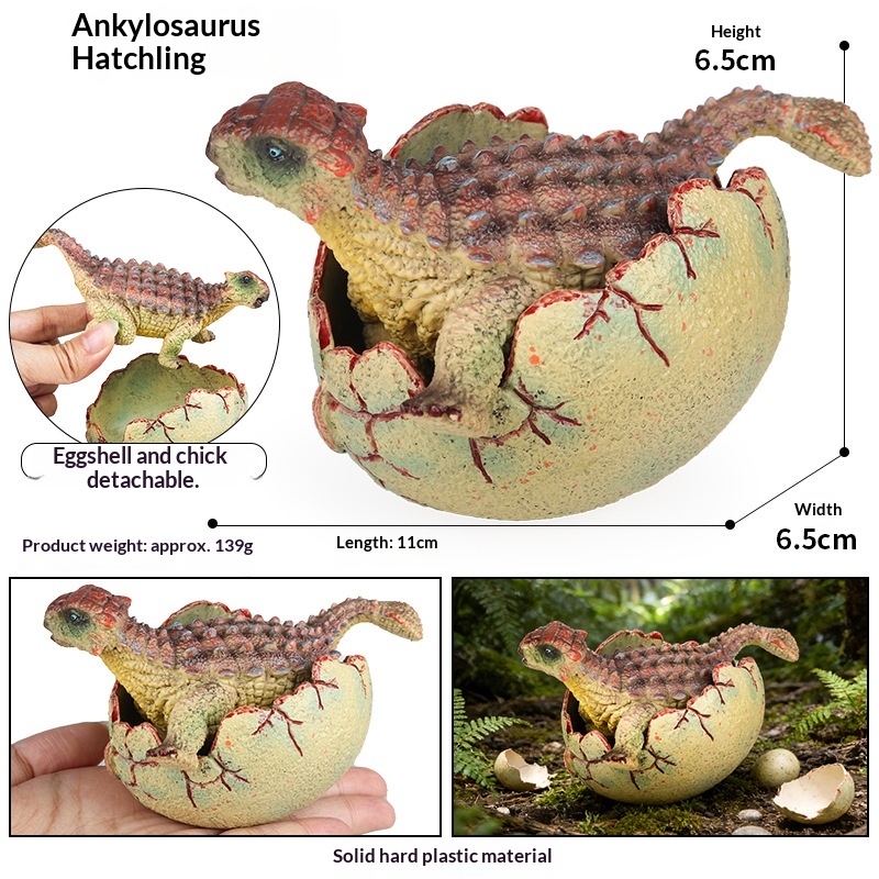 Dinosaur Egg Hatching Figure Realistic T-rex Spinosaurus Toy_voghion.com