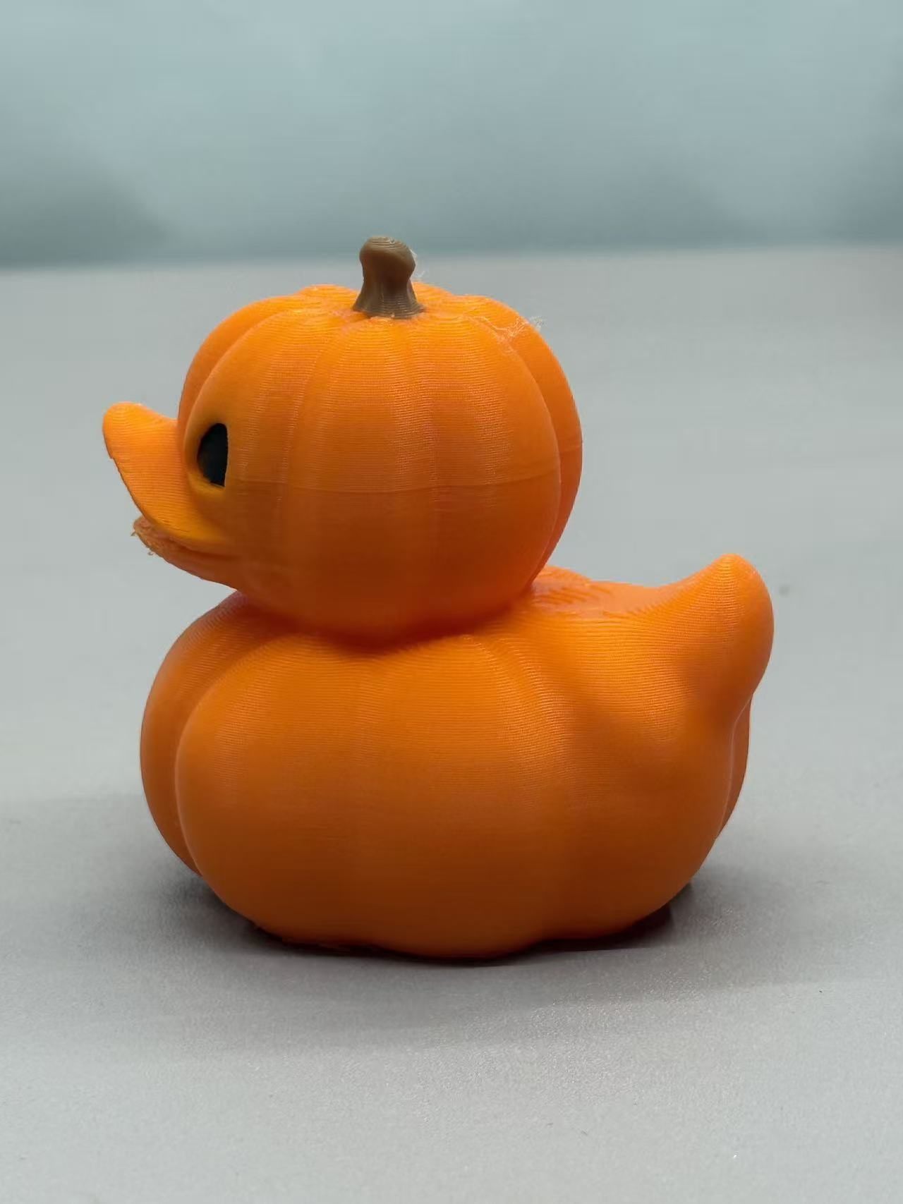 3d Printed Pumpkin Duck Halloween Ornament Decorative Figure_voghion.com