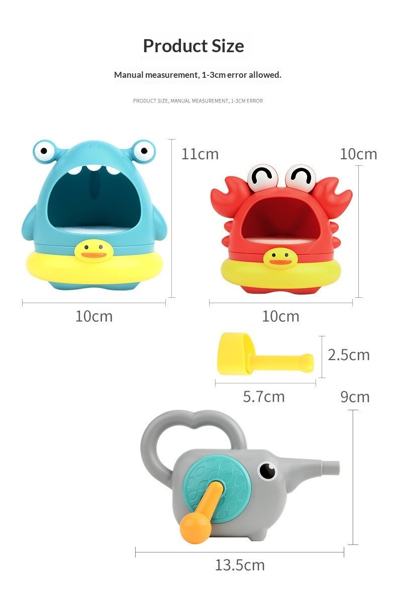 Krab bublinkovač hračka do vane pre deti a bábätká_voghion.com