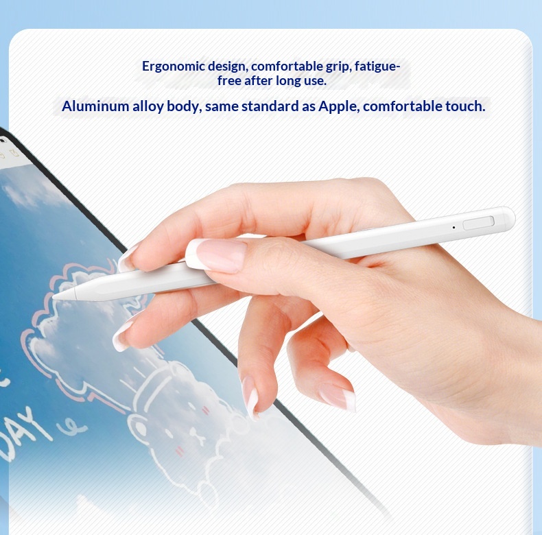 Stylet capacitif anti-erreur pour iPad, compatible avec les écrans tactiles des tablettes._voghion.com