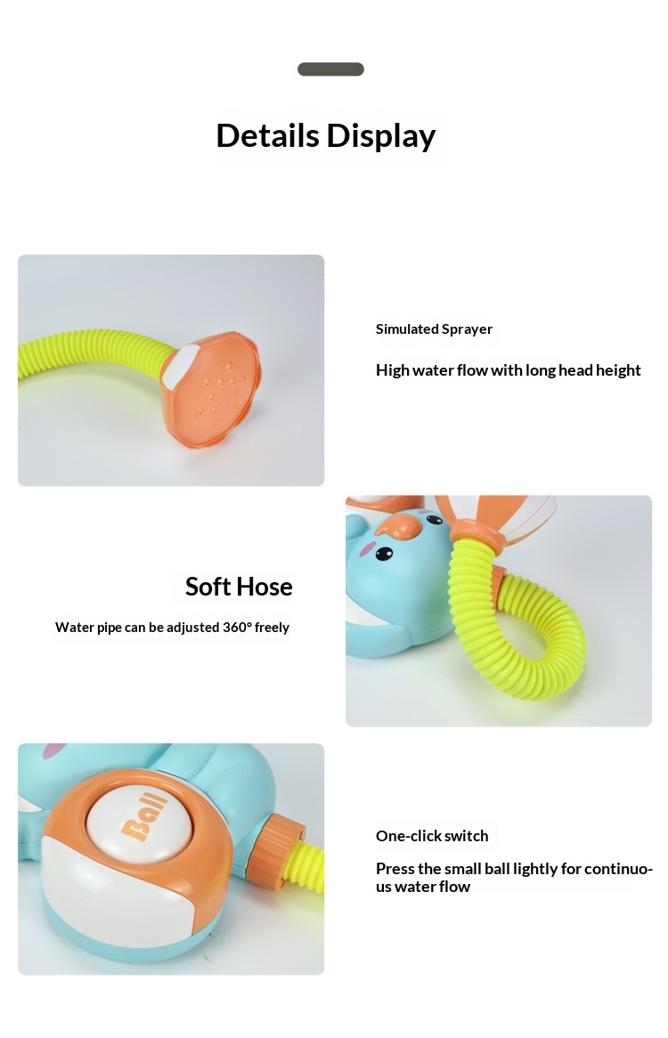 Gioco bagnetto elefantino con doccetta per bambini e neonato_voghion.com