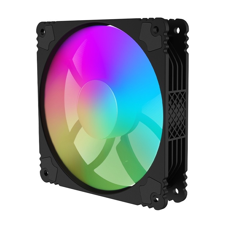 Symphony Gehäuselüfter mit 12 cm LED-Beleuchtung (RGB, farbenfroh, leise)_voghion.com