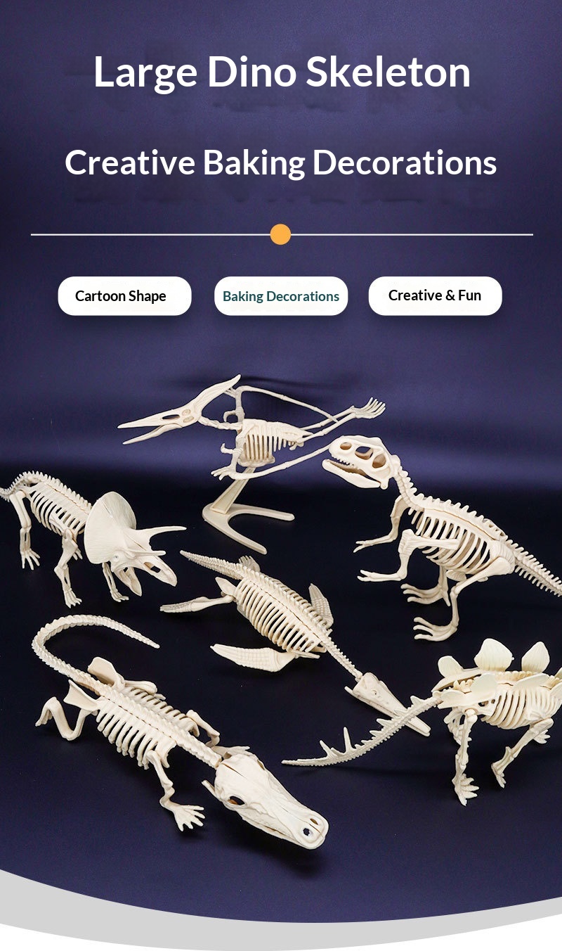 Archaeological Excavation Dinosaur Skeleton Model Toy For Kids_voghion.com