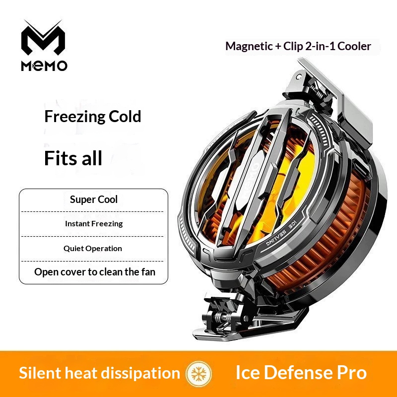 Mi Mo CX07 Ice Phone Cooler Halbleiterkühlung, leiser magnetischer Rückclip, universell einsetzbar mit dreistufiger digitaler Anzeige_voghion.com