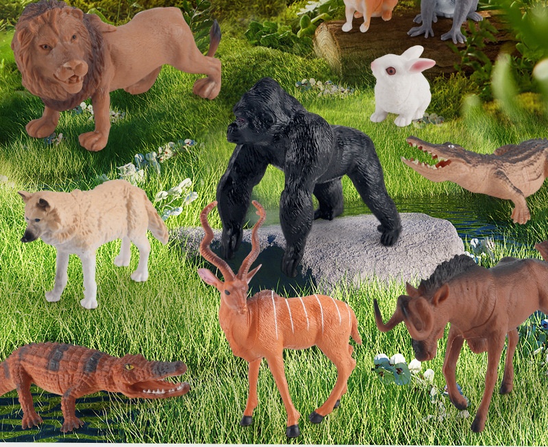 Educational Wildlife Animal Figures Set For Kids Early Learning_voghion.com