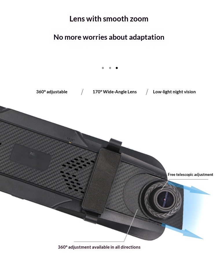 Dashcam specchietto retrovisore streaming media visione notturna_voghion.com