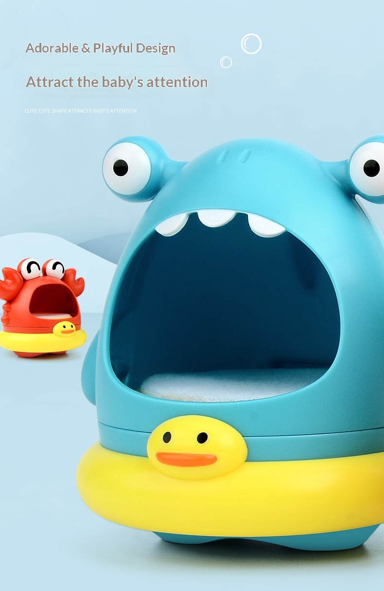 Krab bublinkovač hračka do vane pre deti a bábätká_voghion.com