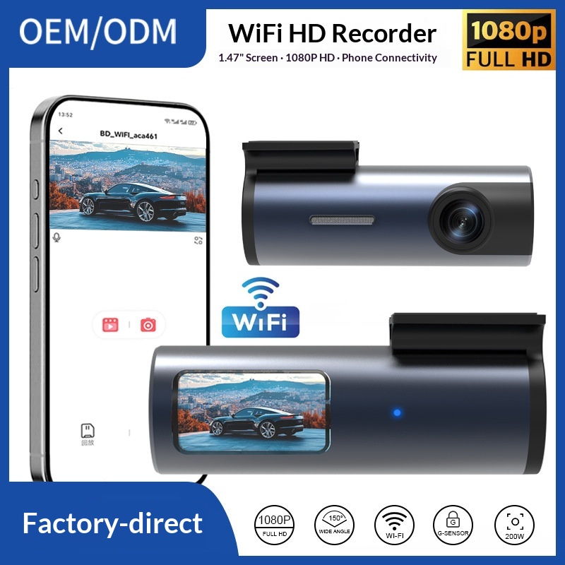 Cross-Border Hot-Selling WiFi Dash Cam New HD Night Vision Car With Parking Monitoring Lipstick Camera_voghion.com
