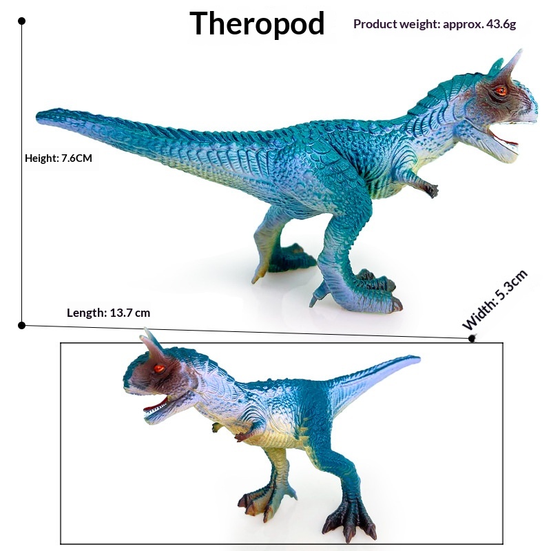 Cross-Border 2-13inch Hollow Plastic Large Animal Solid Simulation Dinosaur Model Ornament Toy Wholesale_voghion.com