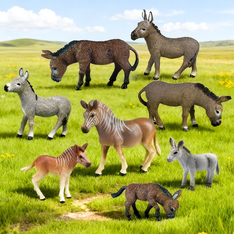 Tierfiguren Set Für Kinder Zur Kognitiven Simulation Bauernhof_voghion.com