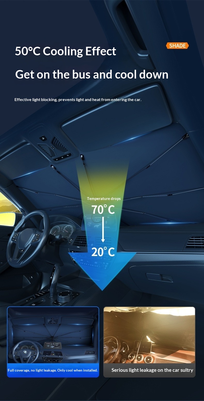 Parasole per parabrezza auto laser iridescente termico_voghion.com