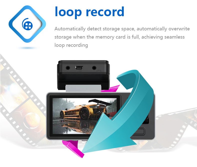 Nowa kamera samochodowa Coss-bode Model A8 z łącznością Wi-Fi, noktowizorem o wysokiej rozdzielczości i obiektywem szerokokątnym_voghion.com