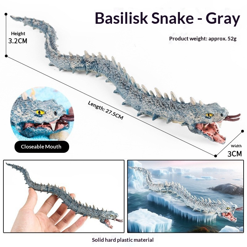 Cross-Border Children's Simulation Mythical Warcraft Solid Animal Model Octopus Water Crab Monster Ice Flying Dragon Toy_voghion.com