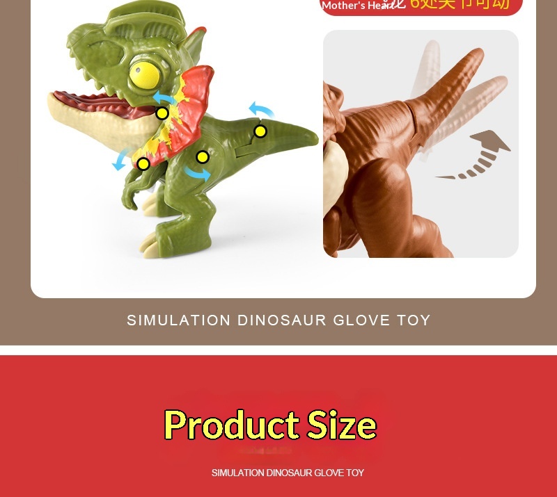 Uovo di dinosauro trasformabile figurina animale morde dito_voghion.com