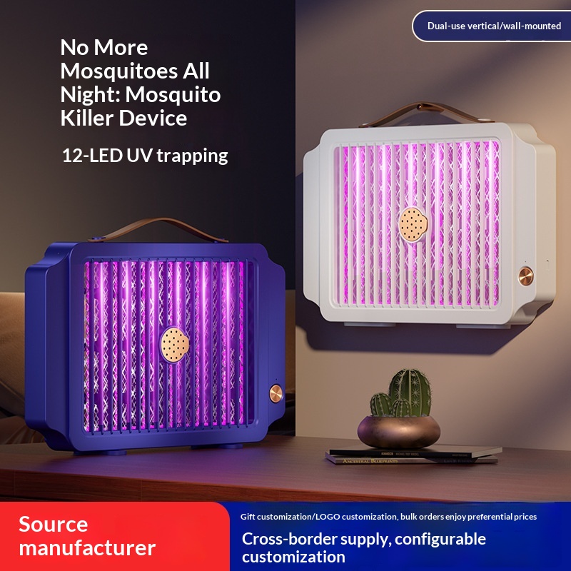 Cross-Border Hot-Selling Electric 2-in-1 Restaurant Household Trap And Killer USB Outdoor Mosquito Catcher Lamp_voghion.com