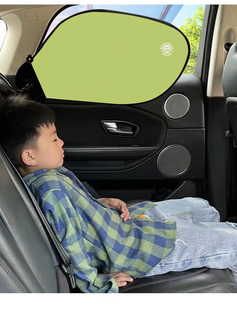 Parasole laterale anteriore per finestrino auto con isolamento termico a 360°, tendina oscurante._voghion.com