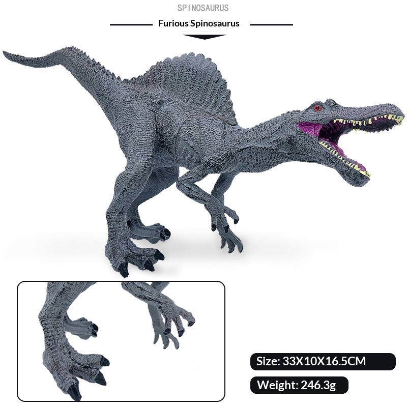 Cross-Border 2-13inch Hollow Plastic Large Animal Solid Simulation Dinosaur Model Ornament Toy Wholesale_voghion.com
