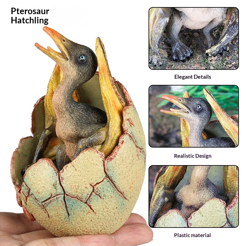 Dinosaur Egg Hatching Figure Realistic T-rex Spinosaurus Toy_voghion.com