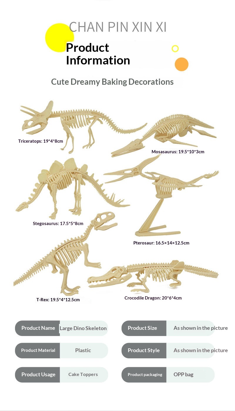 Archaeological Excavation Dinosaur Skeleton Model Toy For Kids_voghion.com