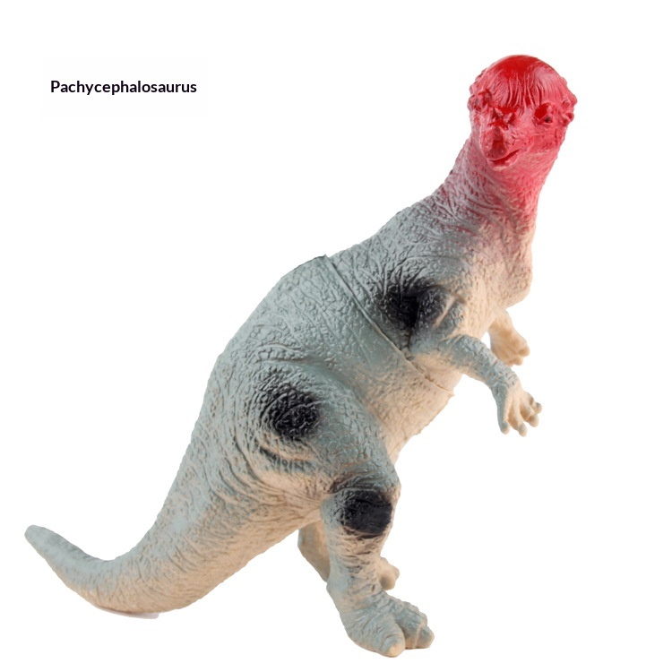 New Simulation BB Squeaky Children's Educational Model Toy Soft Plastic Sound Dinosaur Multiple Options Available_voghion.com