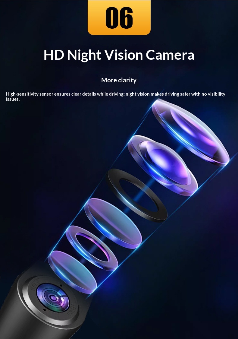 Dashcam 4k Mit Panorama Full Screen Display Wifi Nachtsicht_voghion.com