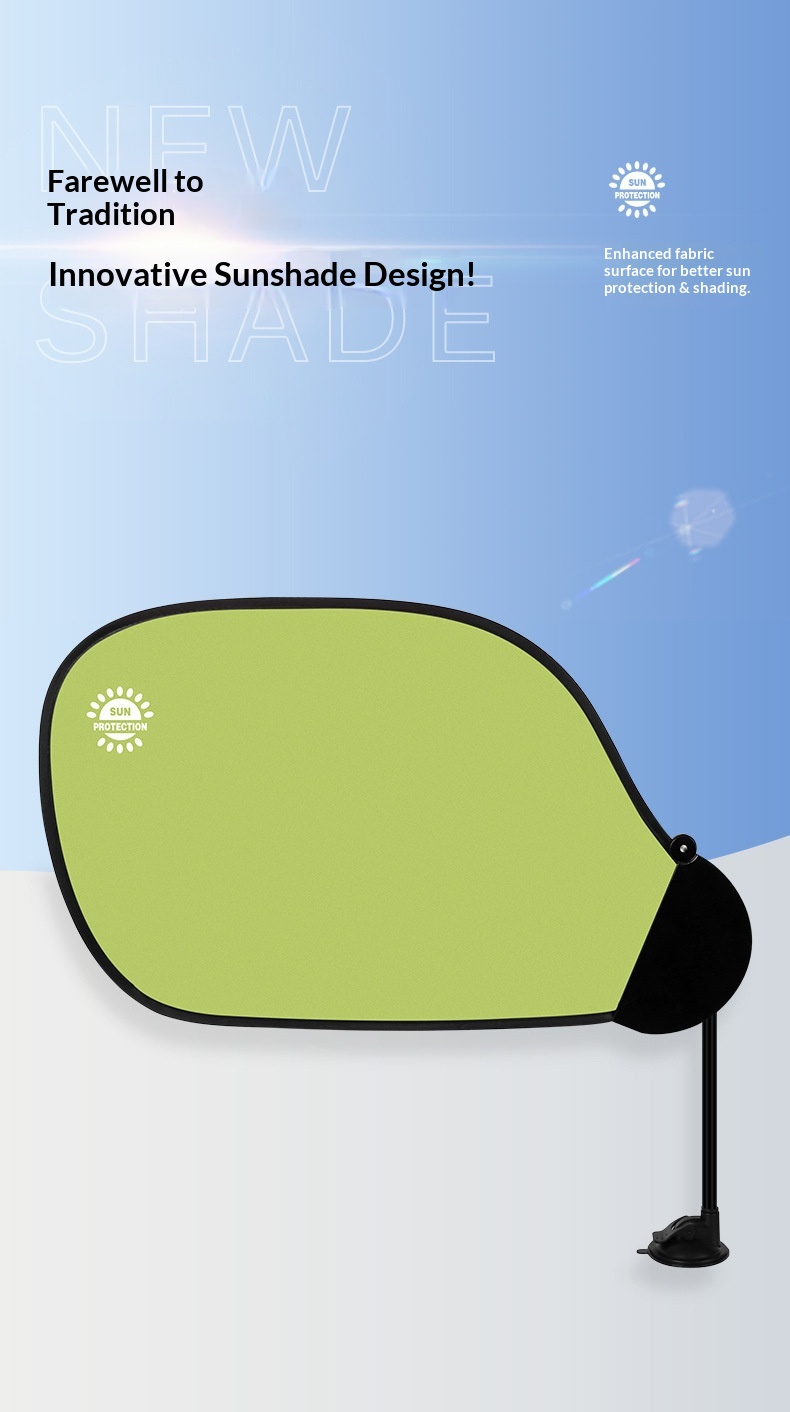Parasole laterale anteriore per finestrino auto con isolamento termico a 360°, tendina oscurante._voghion.com