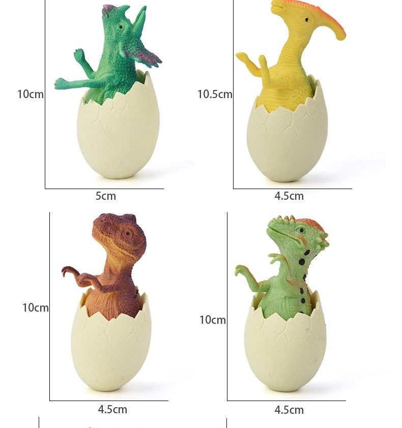 Dinosaur Hatching Egg Toy Set Realistic Jurassic Animal Figures_voghion.com