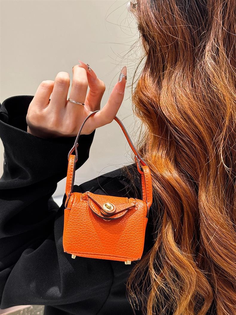 Kreative Mini-Tasche, geeignet als Schutzhülle für AirPods Pro 2 Bluetooth-Kopfhörer, Münzgeldbörse und Autoschlüssel-Zubehör_voghion.com