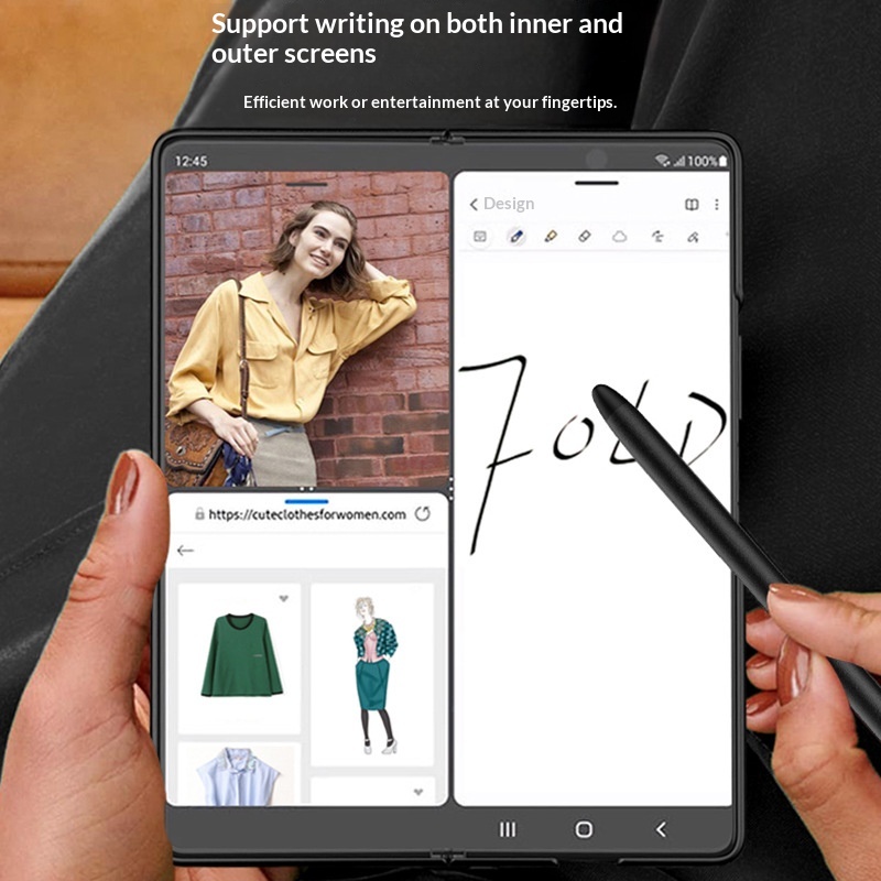 Compatibile con Samsung ZFold7/Foldable Screen Phone Fold4 Stylus Fold5/6 S Penna capacitiva per disegno_voghion.com