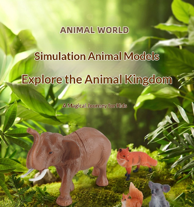 Educational Wildlife Animal Figures Set For Kids Early Learning_voghion.com