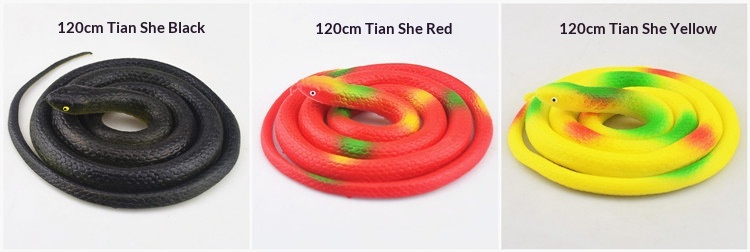 Cobra in plastica morbida realistica 80cm giocattolo scherzo_voghion.com