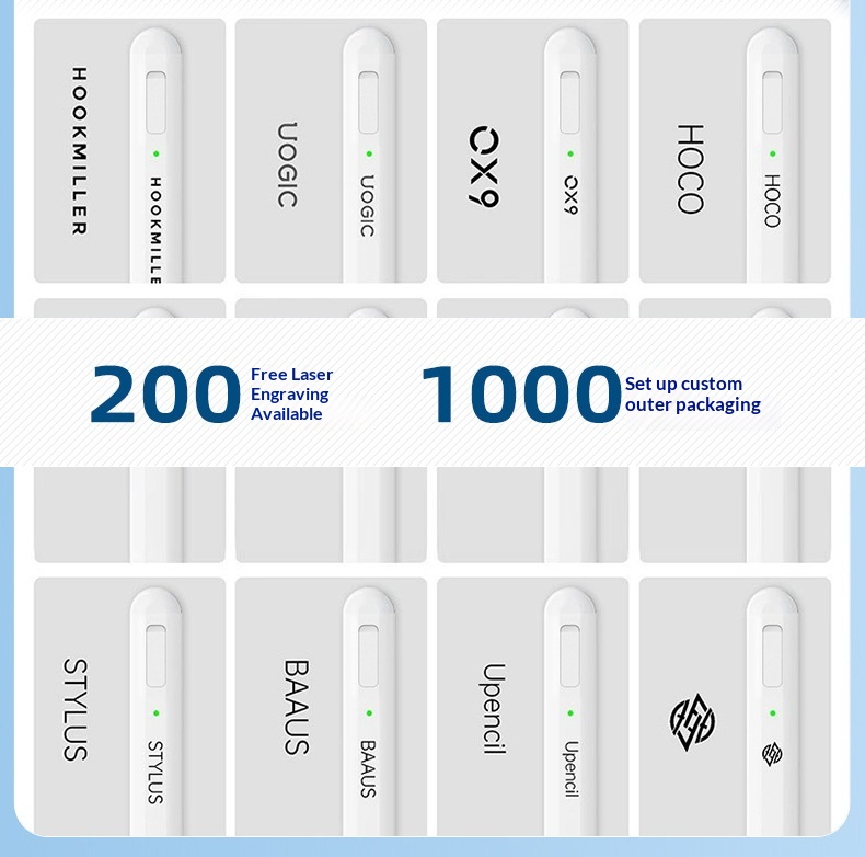 Stylet capacitif anti-erreur pour iPad, compatible avec les écrans tactiles des tablettes._voghion.com