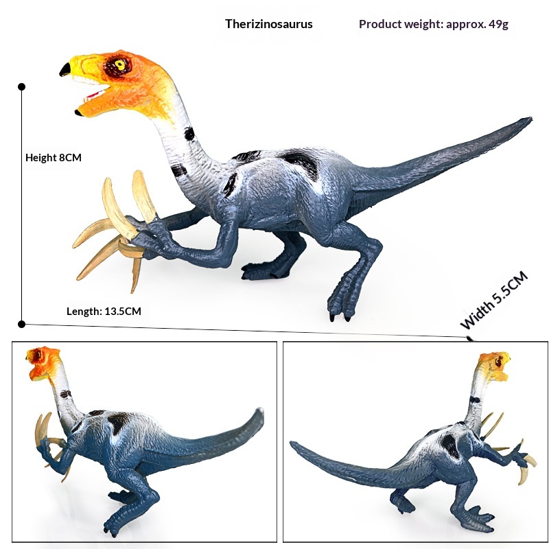 Cross-Border 2-13inch Hollow Plastic Large Animal Solid Simulation Dinosaur Model Ornament Toy Wholesale_voghion.com