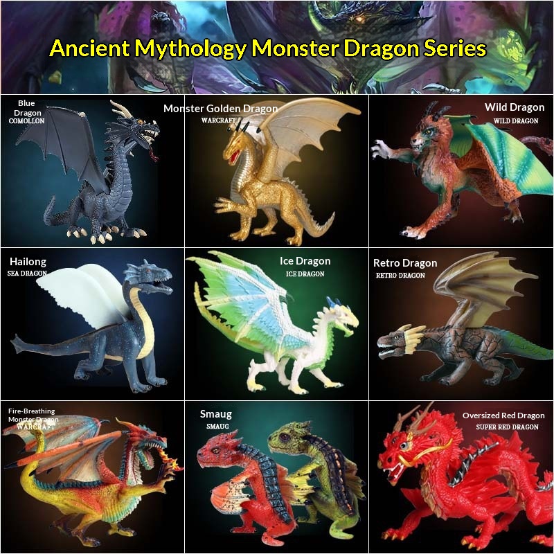 Mythical Creature Animal Figures Solid Realistic Monster Toy_voghion.com