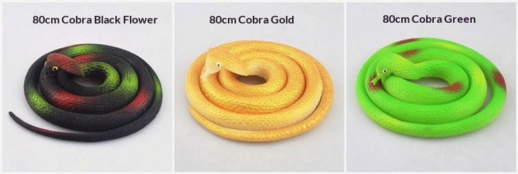 Cobra in plastica morbida realistica 80cm giocattolo scherzo_voghion.com