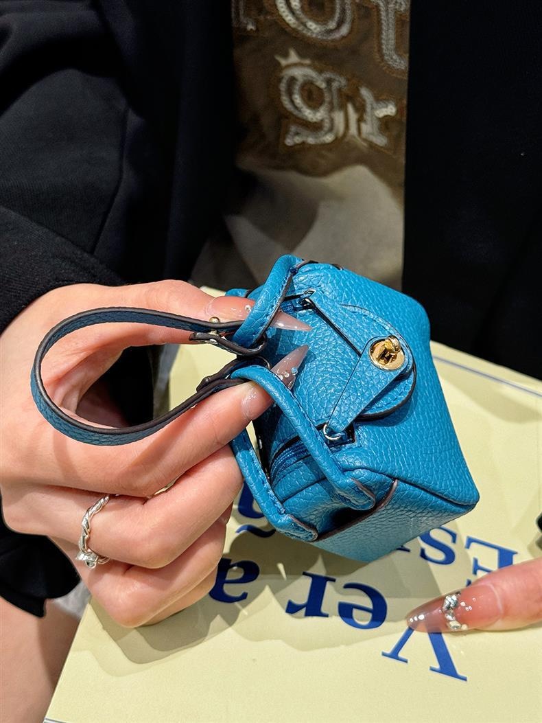 Kreative Mini-Tasche, geeignet als Schutzhülle für AirPods Pro 2 Bluetooth-Kopfhörer, Münzgeldbörse und Autoschlüssel-Zubehör_voghion.com