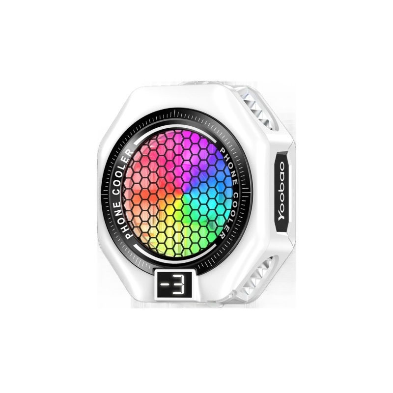 AI Temperature-Controlled Cooling Phone With Digital Display, Three-Level Adjustment, Magnetic Back Clip, Semiconductor_voghion.com