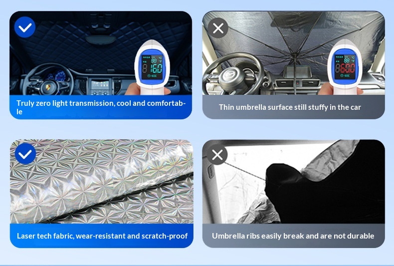 Auto Windschutzscheibe Sonnenschutz Regenschirm Hitzeschutz_voghion.com