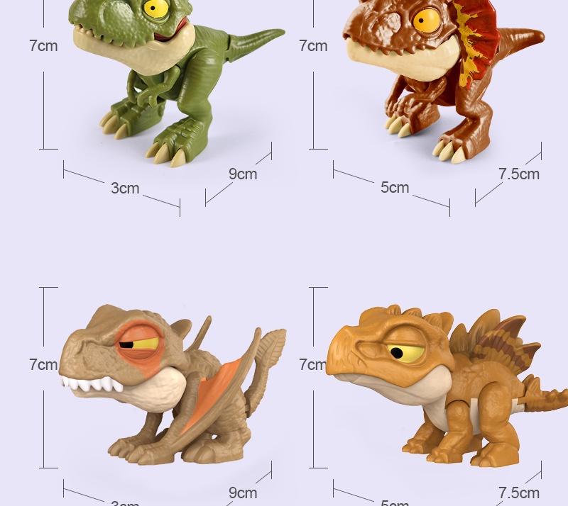 Uovo di dinosauro trasformabile figurina animale morde dito_voghion.com