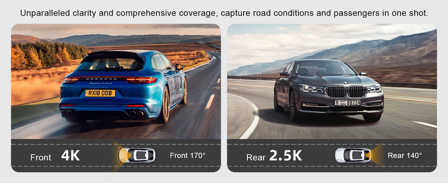4k Dashcam Mit Front- Und Rückkamera Gps Und Nachtsichtmodus_voghion.com