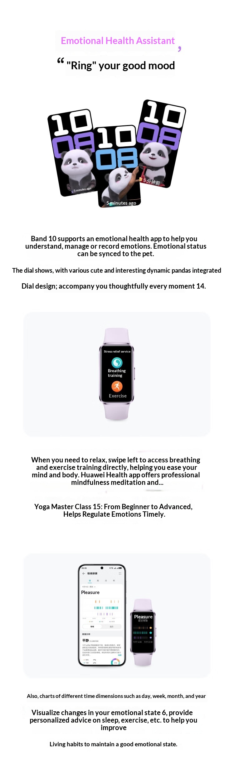Huawei band 10 smartband med professionell sömnanalys_voghion.com